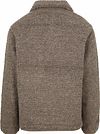Tommy Hilfiger Strickjacke Teddy Fleece Taupe