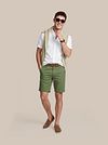 Steppin' Out Boston Pantalones Cortos Green Model / Voorkant