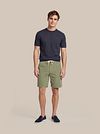 Pantalones cortos Suitable Detroit Cord slim fit de pana verde Model / Voorkant