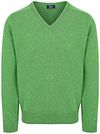 William Lockie V-Neck Lambswool Watercress WG14034-16cm-Watercress order online | Suitable