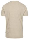 KnowledgeCotton Apparel T-shirt Randig Beige Product / Achterkant