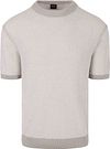 BOSS Knitted T-shirt Kantonio Grey order online | Suitable