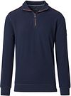 Køb CASAMODA Halv Zip Sweat Navy 444303400-105 | Suitable