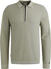 Cast Iron Long Sleeve Half Zip Polo Shirt Structure Light Green CPS2502820-6169 order online | Suitable