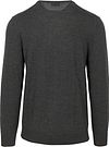 Profuomo Pullover V-Neck Merino Wool Anthracite Product / Achterkant
