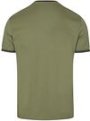 Fred Perry M1588 Twin Tipped T-shirt Groen Product / Achterkant
