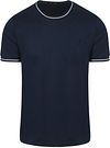 Fred Perry M1588 Zweifach-Geknöpftes T-Shirt Navy M1588-Y21