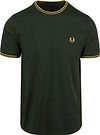 Fred Perry T-skjorte Mørkegrønn Y22 M1588-Y22