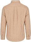Gant Shirt Flannel Check Caramel