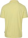 Scotch And Soda Core Piqué Polo Jaune Product / Achterkant