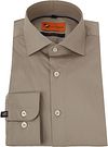 Suitable Overhemd Uni Khaki Skinny Product