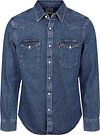 Levi's Barstow Western Shirt Indigo Blue  order online | Suitable Italy