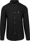 Lyle & Scott Skjorte Plain Oxford Svart LW2112V-Z865