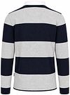 McGregor Rugbyshirt Stripe Navy Grey Product / Achterkant
