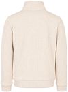 No Excess Cardigan Maille Rib Structure Écru Product / Achterkant