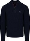NZA Half Zip Slub Knit Melange Navy order online | Suitable