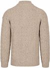 NZA Half Zip Swirl Kymara Naps Knit Mélange Beige