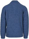 NZA Half Zip Swirl Kymara Naps Knit Melange Blau