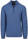 NZA Half Zip Swirl Kymara Naps Knit Mélangé Bleu 26HN495-2674 commander en ligne | Suitable