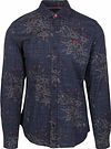 NZA Shirt Gunner Print Navy order online | 25AN557-1648 | Suitable Norway
