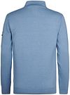 Petrol Half-Zip Tröja i Aspen Blue Product / Achterkant