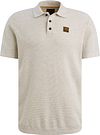 PME Legend Poloskjorte Knitted Structure Ecru PPSS2602853-910