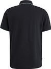 Polo PME Legend z dzianiny piqué z logo, granatowe Product / Achterkant