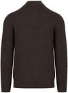 Profuomo Half Zip Pullover Structure Brown