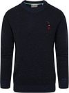 Scotch and Soda genser i miks av ull, mørkeblå med prikker 169271