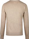 Steppin' Out Pullover Cashmere V-Ausschnitt Khaki Product / Achterkant