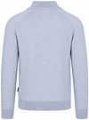 State of Art Cardigan Zip Mouline Mid Blue