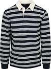 Steppin' Out Rugby Polo Shirt Stripe Navy Grey order online | PU-RB-STR-26.03 NA/GREY | Suitable Greece