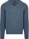 Steppin' Out Trui V-hals Lamswol Mid Blauw SM1201.0004-2002 kopen | Suitable