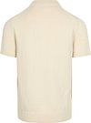 Suitable Heavy Knitted Polo Raw Ecru Product / Achterkant