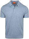 Suitable Knitted Poloshirt Cotton Linen Blau kaufen | PO-BU-COLI-26.01 LBLUE 16-4023 | Suitable