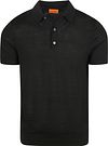 Suitable Polo Merinowol Zwart kopen | Suitable