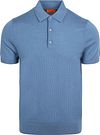 Suitable Rishi Polo i Blå Merinoull PO-BU-MRI-25 241973 Ink Blue kjøp | Suitable
