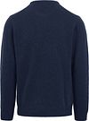 Suitable Rundhals Pullover aus Lammswolle Marineblau Product / Achterkant