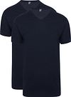 Alan Red T-shirt Blu 5671/2P/06 Vermont Long Navy 2-pack