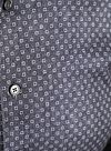 Camicia Desoto in denim stampato blu scuro Product / Detail