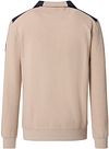 Sweatshirt Half Zip CASAMODA beige Product / Achterkant