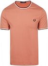 Køb Fred Perry M1588 Twin Tipped T-shirt Lyserød M1588-Y63 | Suitable