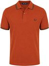 Fred Perry Polo Tipped M3600 Brique 81C M3600-81C commander en ligne | Suitable