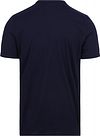 Fred Perry Ringer T-Shirt Dunkelblau Product / Achterkant