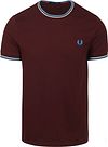 Fred Perry T-shirt Twin Tipped M1588 Bordeaux M1588-Z63 commander en ligne | Suitable