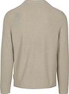 Jersey Marc O'Polo de cuello redondo en algodón/lino gris seda Product / Achterkant