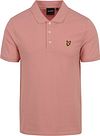 Lyle and Scott Polo i Ensfarvet Lyserød SP400VOG-X238