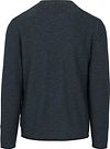Marc O'Polo Pullover girocollo in cotone/lino blu scuro Product / Achterkant