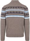 NZA Pullover Nordic Wool Blend Taupe Product / Achterkant