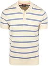 NZA Knitted Polo Shirt Stripe Ecru 26AN184-1136 order online | Suitable